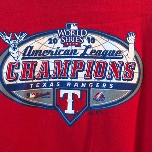 2010 World Series Rangers shirt
